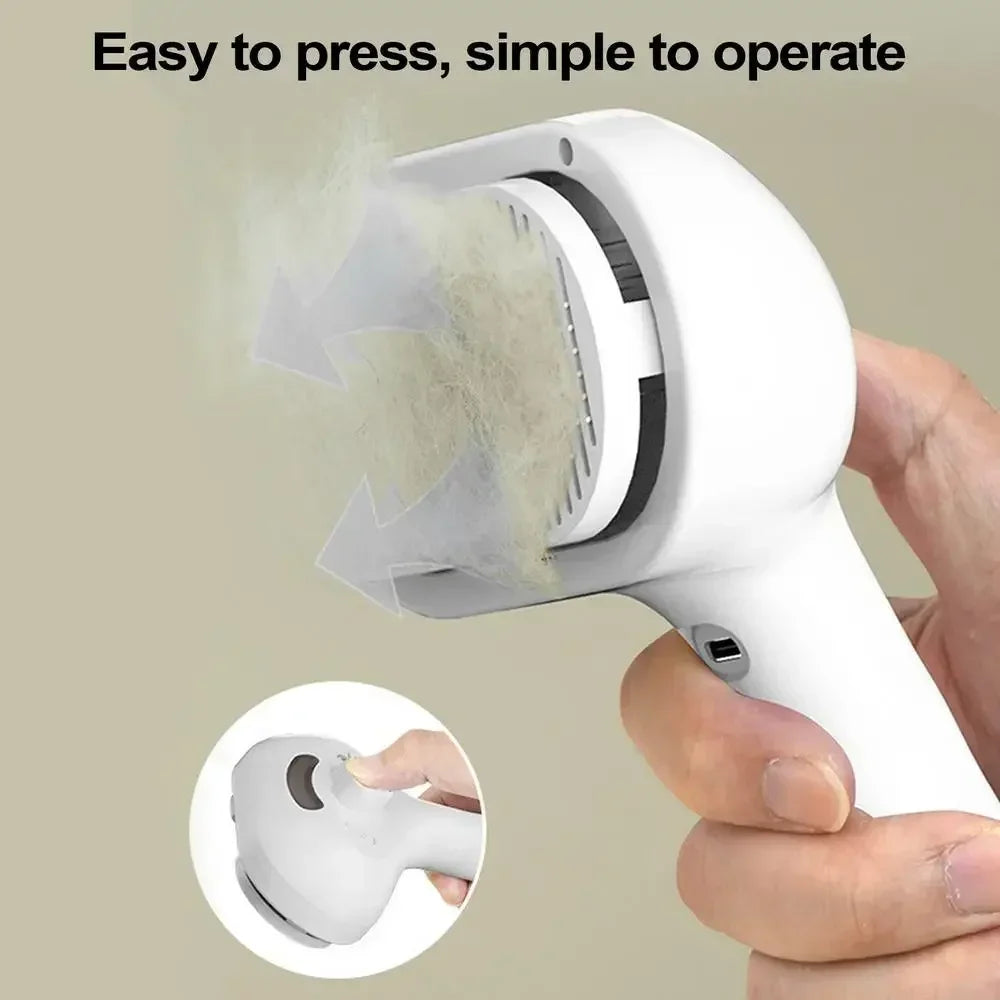 SteamCare™ Pet Grooming Comb – Hair Remover & Massaging Brush